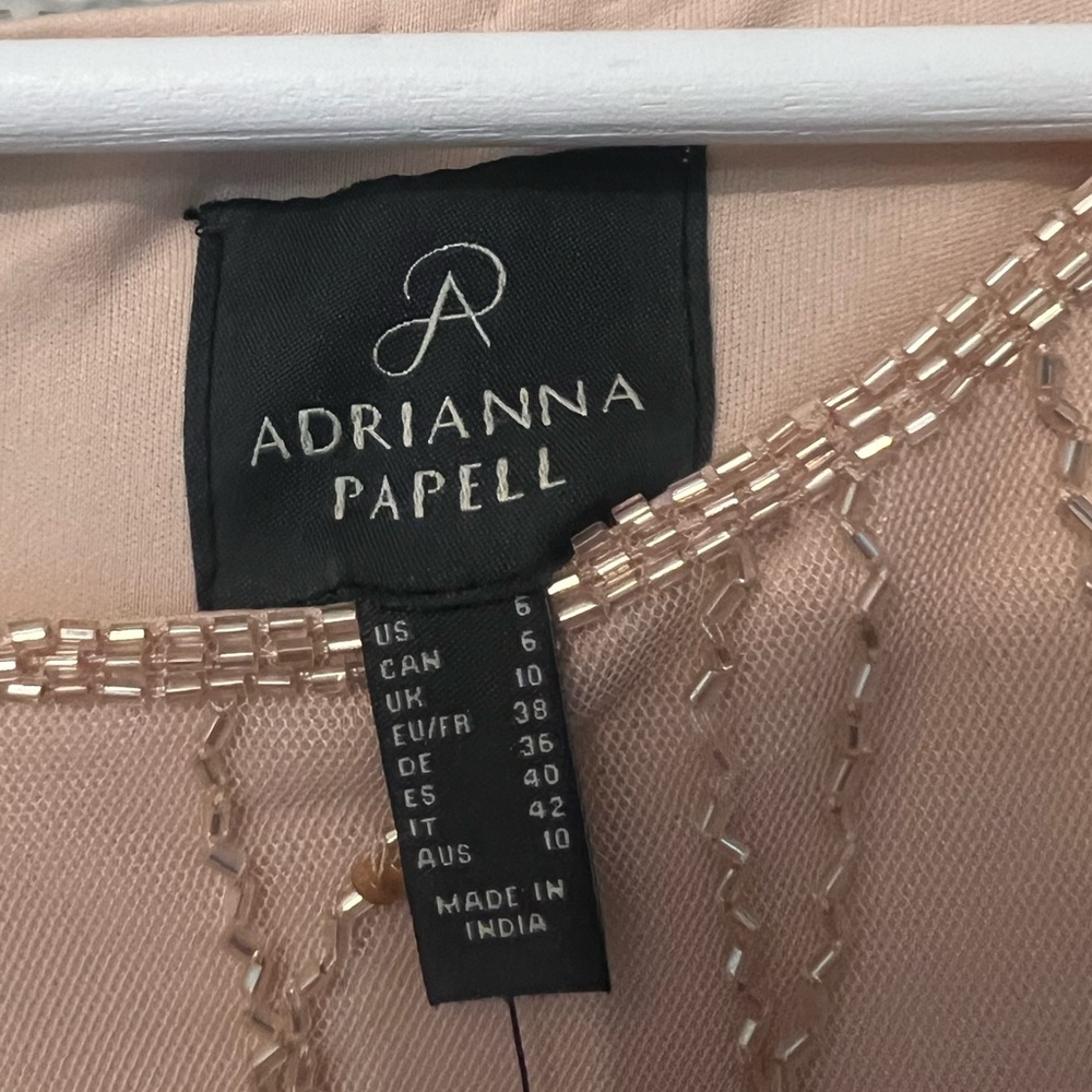 Adrianna Papell Blush Pink Gown - Picture 6 of 15